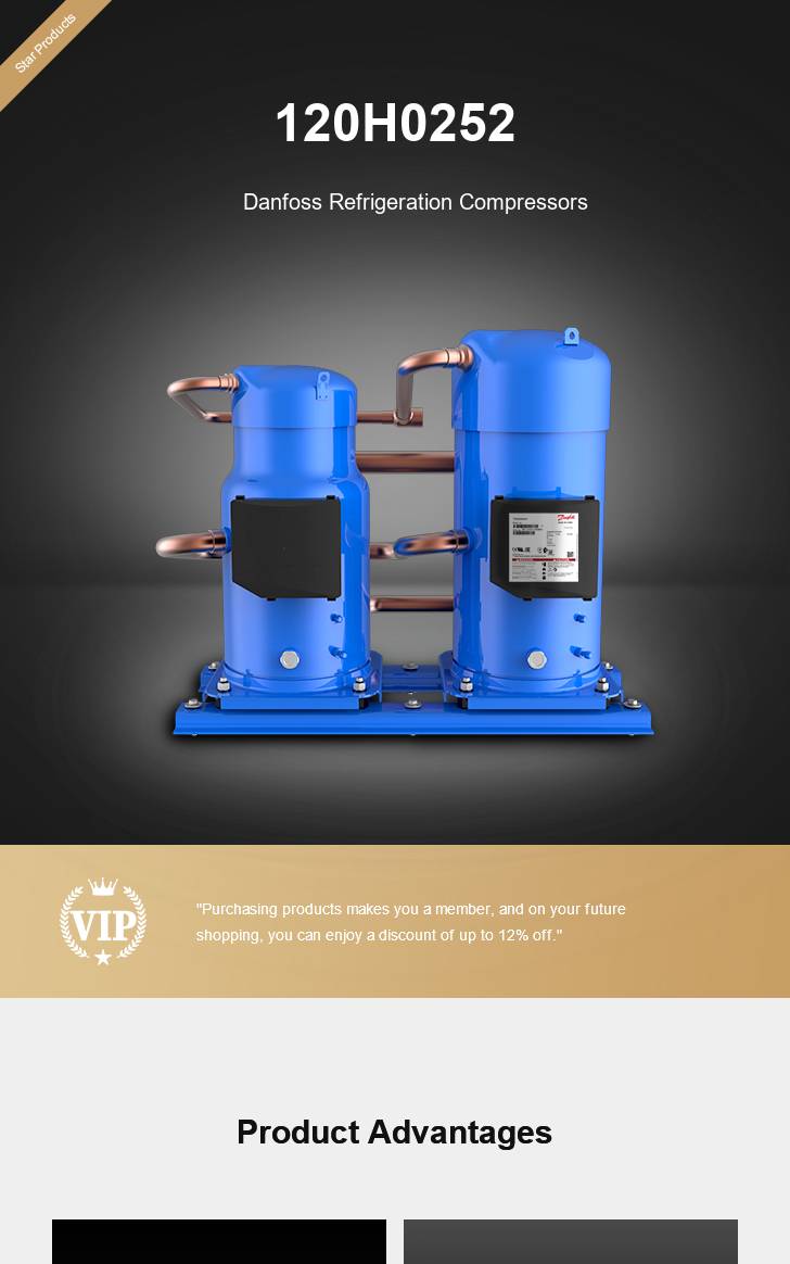Danfoss Compressor 120H0252, technical parameters pdf, structure diagram